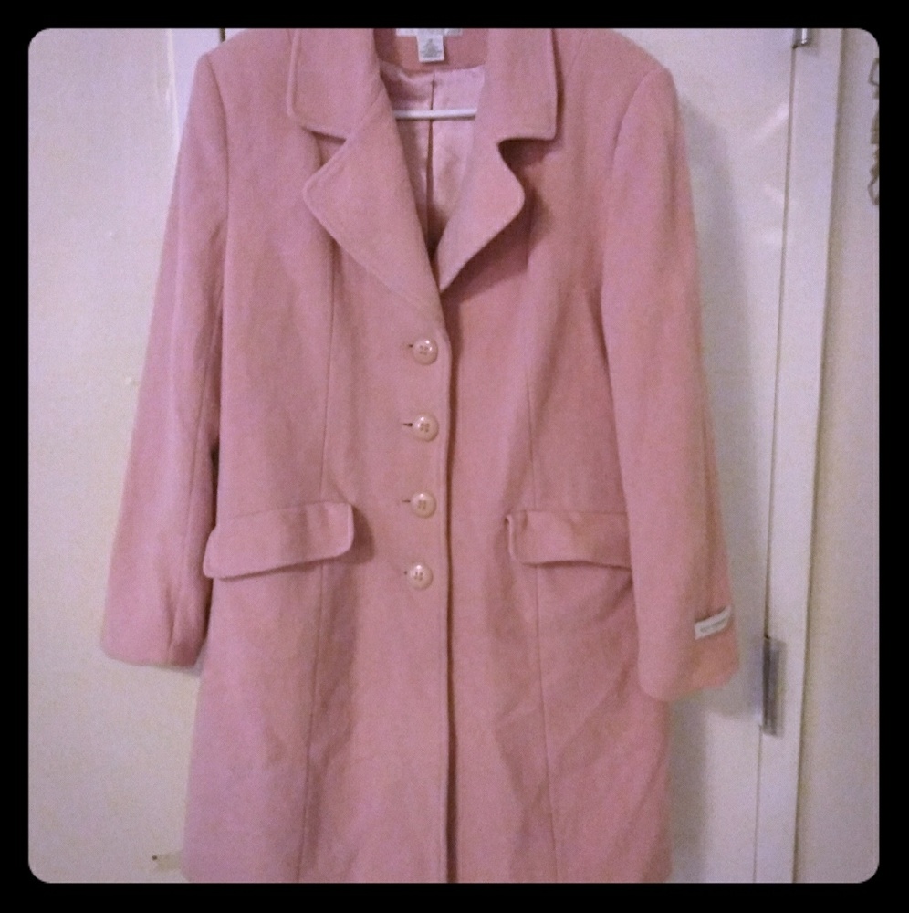Preston and York Pink 3/4 length 100% Lambswool